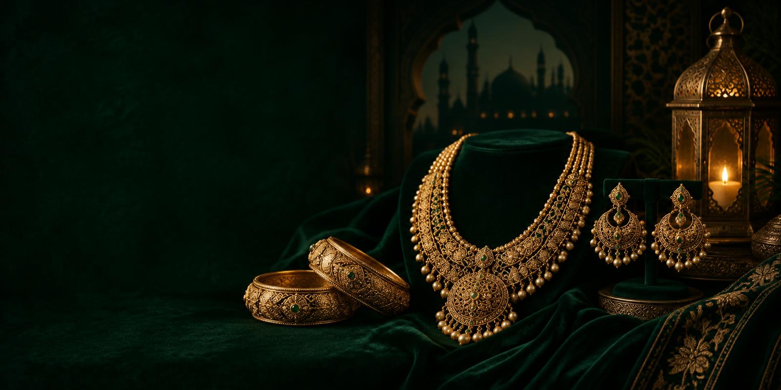 Gold jewellery collection